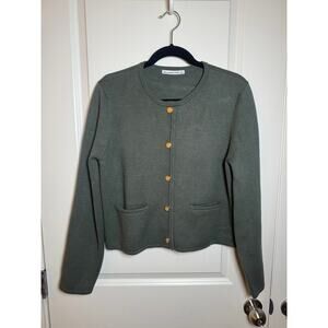 Abercombie & Fitch Luxeloft Crew Sweater Jacket Old money